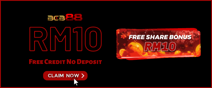 BCB88 - BCB88 Free Credit No Deposit RM10 - Promotion Banner - bcb88z